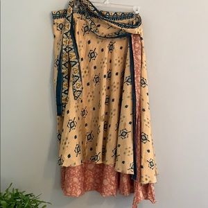 Disney Epcot Skirt- One size wrap skirt reversible